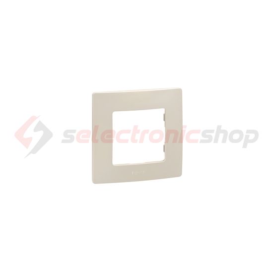 Niloé keret 1-es bézs vízszintes és függőleges műanyag LEGRAND - 665011