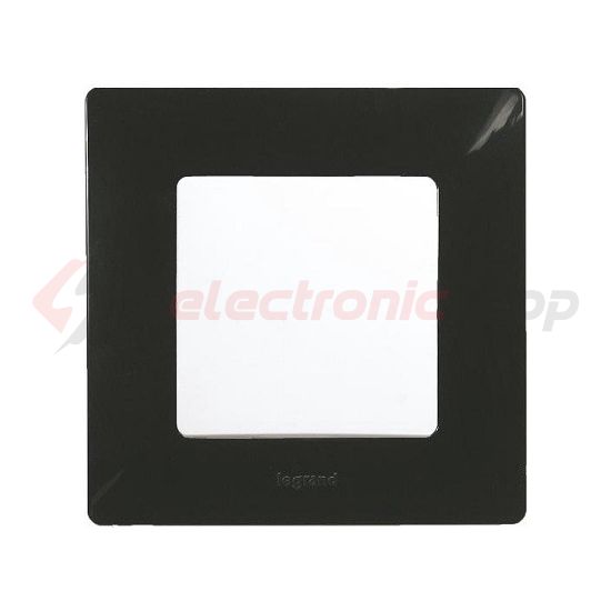Niloé keret 1-es fekete vízszintes és függőleges műanyag LEGRAND - 397031