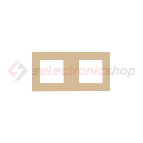 Niloé keret 2-es világos fa dekor vízszintes és függőleges műanyag LEGRAND - 397096