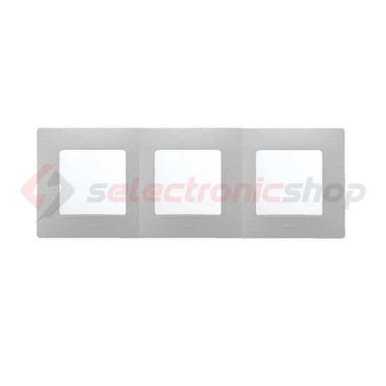 Niloé keret 3-as alumínium vízszintes és függőleges műanyag LEGRAND - 397043