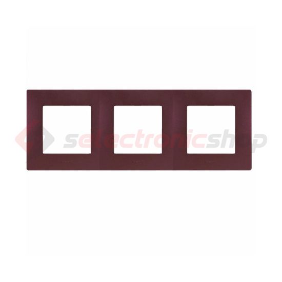 Niloé keret 3-as padlizsánlila vízszintes és függőleges műanyag LEGRAND - 397083