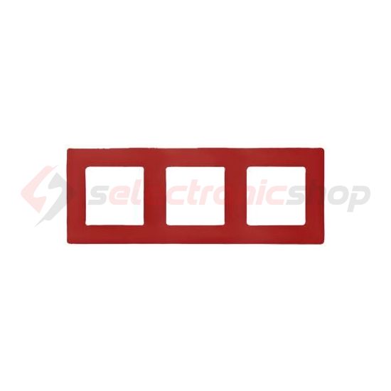 Niloé keret 3-as piros vízszintes és függőleges műanyag LEGRAND - 665023