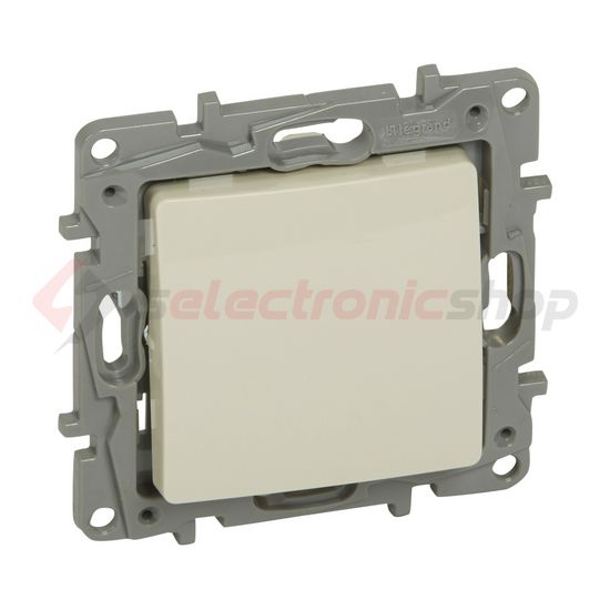 Niloé N106 nyomó betét 1- billentyűs 1v bézs IP20 süllyesztett dmax. műanyag LEGRAND - 764607