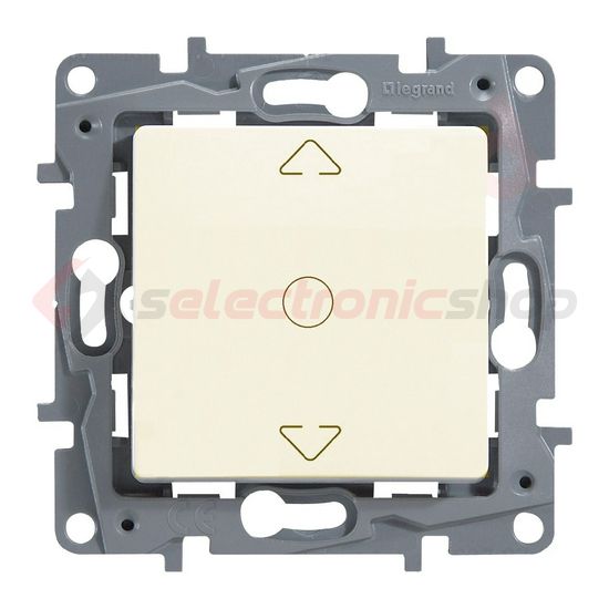 Niloé redőnymozgató NR105 1P nyomó billentyűs bézs műanyag LEGRAND - 764612