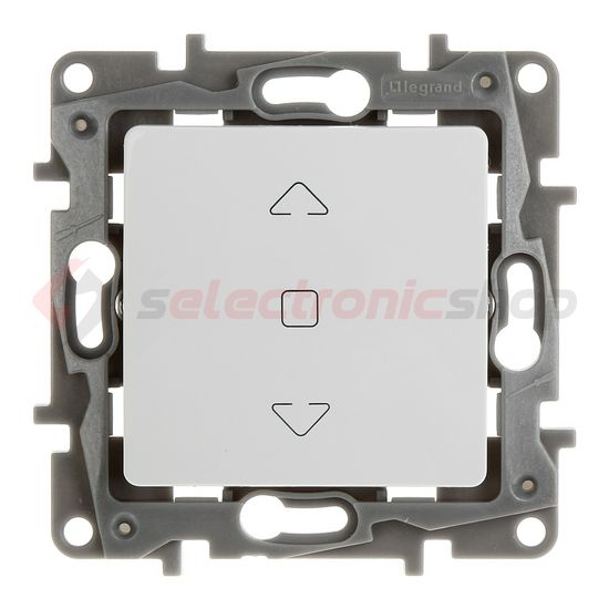 Niloé redőnymozgató NR105 1P nyomó billentyűs fehér műanyag LEGRAND - 764512