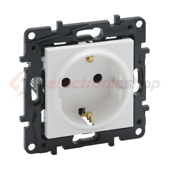 NiloéStep 162 dugalj gyerekzárral fehér IP20 süllyesztett rugós LEGRAND - 863120