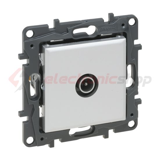 NiloéStep antenna aljzat TV csillagpontos 1x végzáró süllyesztett 1dB/860MHz alumínium LEGRAND - 863374