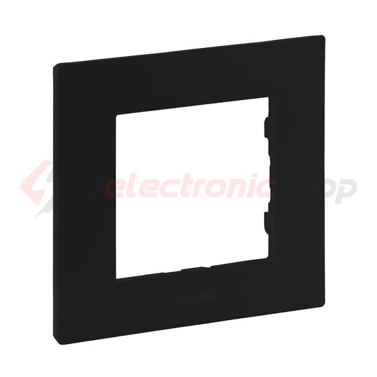 NiloéStep keret 1-egység vízszintes és függőleges műanyag fekete kezeletlen LEGRAND - 863591