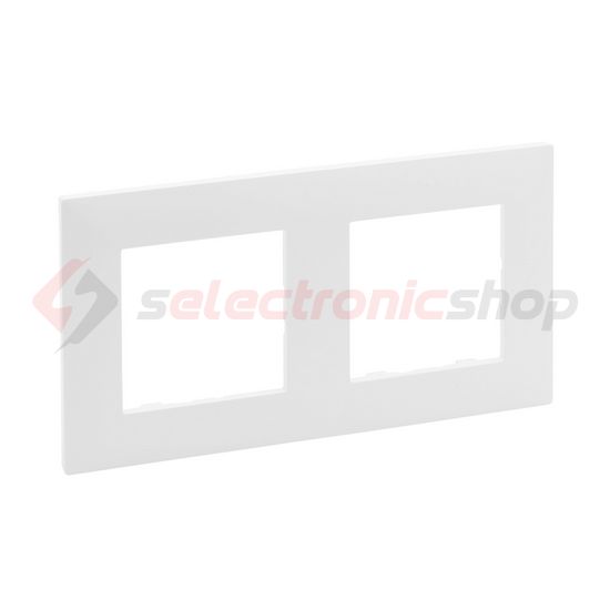 NiloéStep keret 2-egység vízszintes és függőleges műanyag fehér kezeletlen LEGRAND - 863192