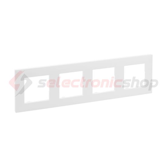 NiloéStep keret 4-egység vízszintes és függőleges műanyag fehér kezeletlen LEGRAND - 863194