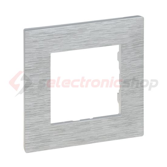 NiloéStep keret csiszolt alumínium 1-egység vízszintes és függőleges műanyag kezeletlen LEGRAND - 863891