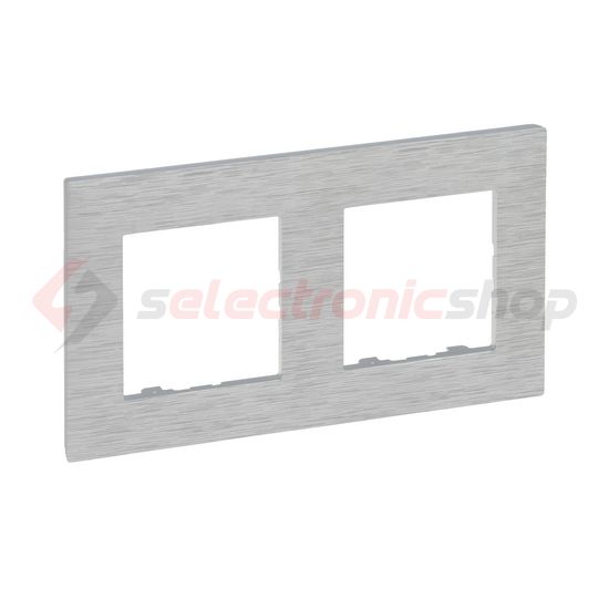 NiloéStep keret csiszolt alumínium 2-egység vízszintes és függőleges műanyag kezeletlen LEGRAND - 863892