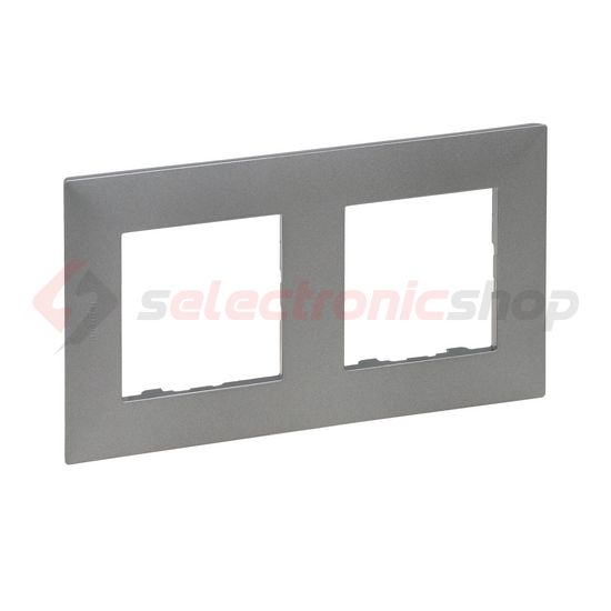 NiloéStep keret grafit szürke 2-egység vízszintes és függőleges műanyag kezeletlen LEGRAND - 863492