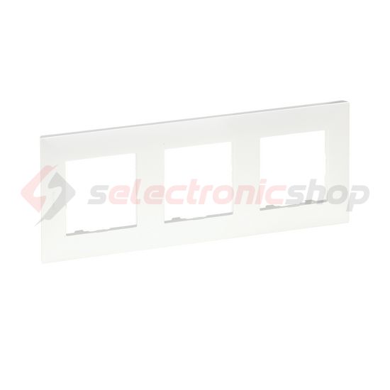 NiloéStep keret gyöngyház 3-egység vízszintes és függőleges műanyag kezeletlen LEGRAND - 863693