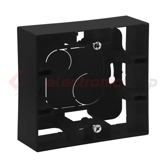 NiloéStep kiemelődoboz 1-egység vízszintes és függőleges fekete műanyag IP2X LEGRAND - 863597