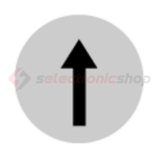 Nyomógomb-lapka kerek lapos fehér