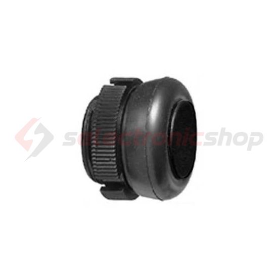 Nyomógombfej műanyag d22 darukapcsolóhoz lapos fekete kerek Harmony XAC Schneider - XACA9412