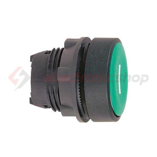 Nyomógombfej műanyag d22 ^ lapos fehér kerek visszaugró Harmony XB5 Schneider - ZB5AA334