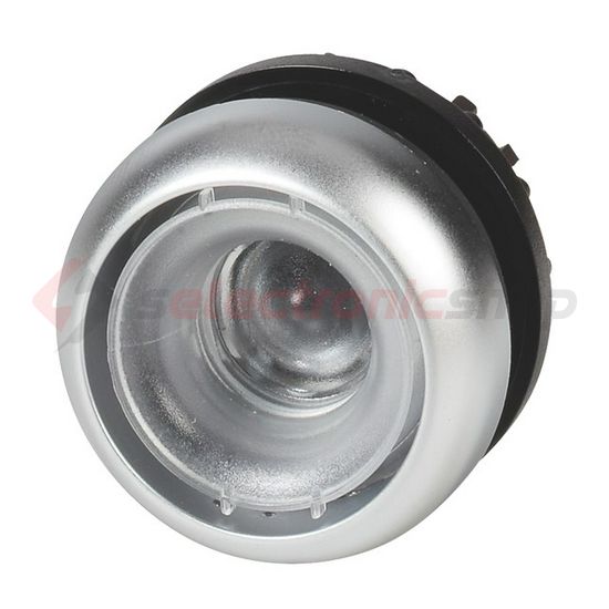 Nyomógombfej műanyag d22 lapos lap nélkül kerek visszaugró M22-D-X EATON - 216602