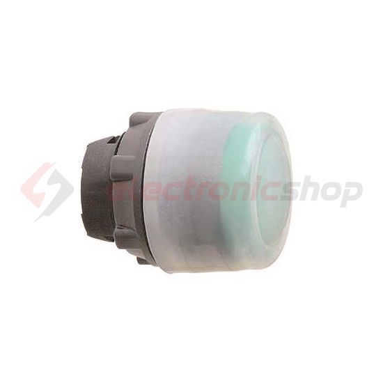 Nyomógombfej műanyag d22 magas zöld kerek visszaugró Harmony XB5 Schneider - ZB5AP3