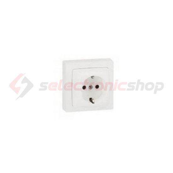 Oteo 162 dugalj földelt komplett házban fehér IP20 beépített csavaros LEGRAND - 696029