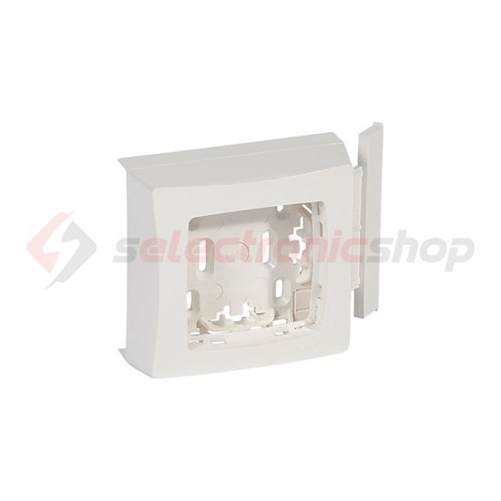 Oteo csatorna-szerelvénykeret 1-egység kezeletlen műanyag fényesfehér DLP mini LEGRAND - 031405