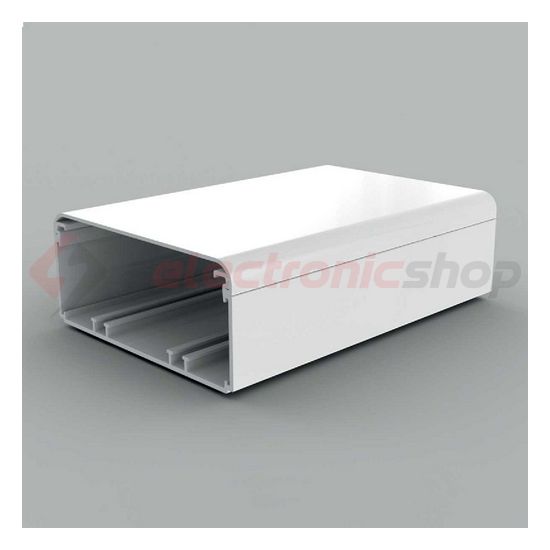 Parapetcsatorna 139mm x 61mm 2000mm kezeletlen műanyag fényesfehér EKE KOPOS - EKE 140X60_HD