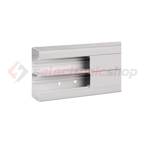 Parapetcsatorna 140mm x 55mm 2000mm kezeletlen műanyag fényesfehér fedéllel OptiLine 45 Schneider - ISM10300P