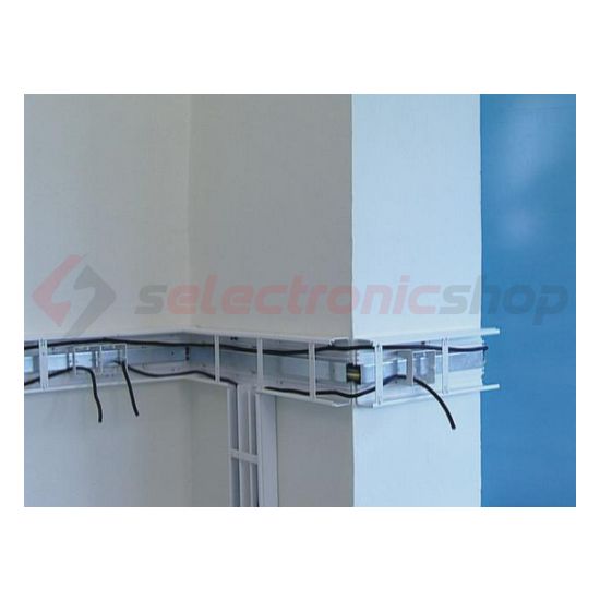 Parapetcsatorna 179mm x 61mm 2000mm kezeletlen műanyag fényesfehér EKE KOPOS - EKE 180X60_HD