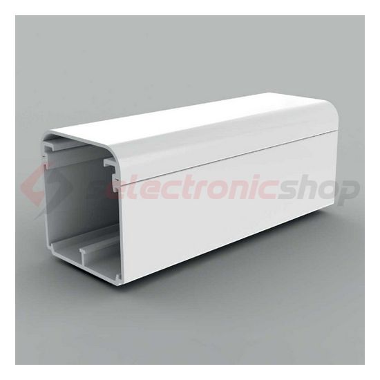 Parapetcsatorna 59mm x 60mm 2000mm kezeletlen műanyag fényesfehér EKE KOPOS - EKE 60X60_HD