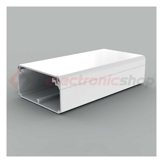 Parapetcsatorna 80mm x 40mm 2000mm kezeletlen műanyag krémfehér fedéllel EKD KOPOS - EKD 80X40_HD