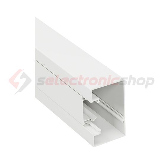 Parapetcsatorna 85mm x 50mm 2000mm kezeletlen műanyag fényesfehér fedéllel DLP-S LEGRAND - 638020