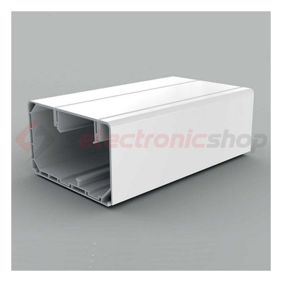 Parapetcsatorna 90mm x 54mm 2000mm kezeletlen műanyag fényesfehér PK KOPOS - PK 90X55 D_HD