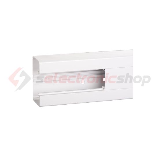 Parapetcsatorna 95mm x 55mm 2000mm kezeletlen műanyag fényesfehér fedéllel OptiLine 45 Schneider - ISM10200P