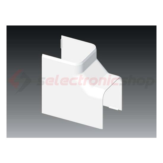 Parapetcsatorna belső sarok 60X60-hoz szimmetrikus 90° fényesfehér műanyag PVC EKE KOPOS - 8545_HB