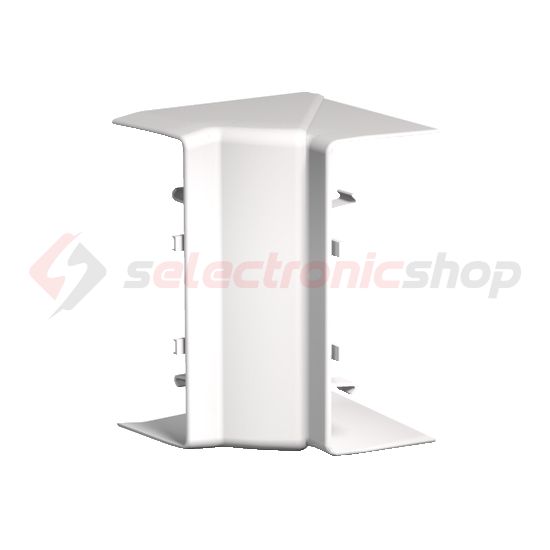 Parapetcsatorna belső sarok 75x55-höz szimmetrikus 80-100° fényesfehér OptiLine 45 Schneider - ISM10101P