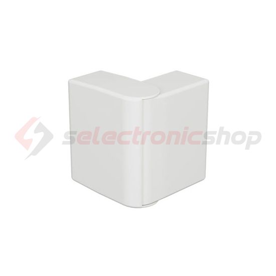 Parapetcsatorna külső sarok 130x50-hez 60-120° fényesfehér műanyag kúpfedél DLP-S LEGRAND - 638042