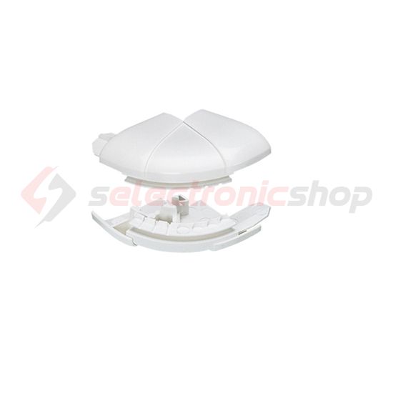 Parapetcsatorna külső sarok 60/80/105/150x50-hez 60-120° fényesfehér műanyag DLP LEGRAND - 010622