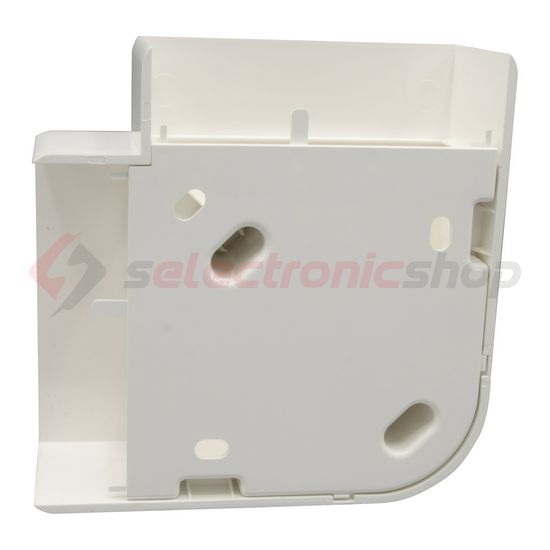 Parapetcsatorna L-idom 100x50-hez emelkedő/süllyedő 90° fényesfehér műanyag DLP-S LEGRAND - 638033