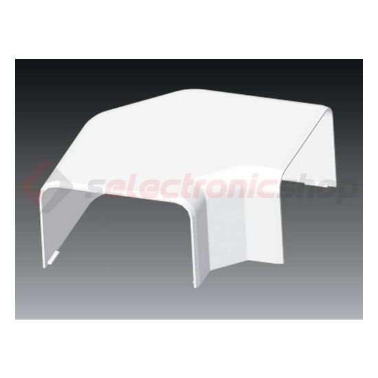 Parapetcsatorna L-idom 100X60-hoz emelkedő/süllyedő 90° fényesfehér PVC műanyag EKE KOPOS - 8553_HB