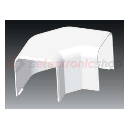 Parapetcsatorna L-idom 60X60-hoz emelkedő/süllyedő 90° fényesfehér PVC műanyag EKE KOPOS - 8543_HB