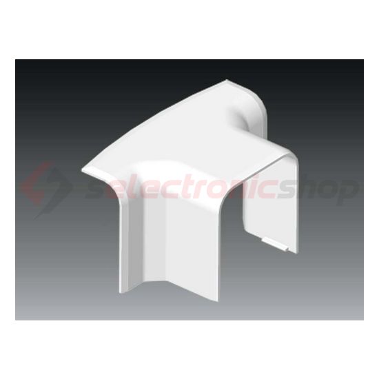 Parapetcsatorna T-idom 60x60-hoz 60mmx 60mm 60mm-sz/leágazó műanyag fényesfehér EKE KOPOS - 8544_HB