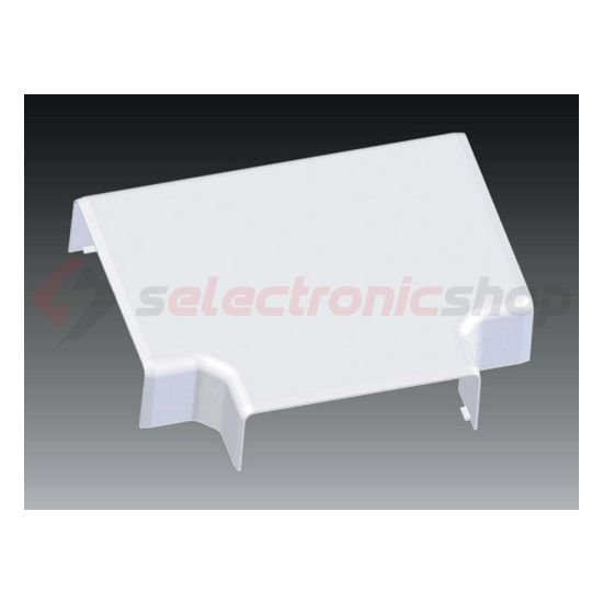 Parapetcsatorna T-idom 80x40-hez 80mmx 40mm 80mm-sz/leágazó műanyag fényesfehér EKD KOPOS - 8504_HB
