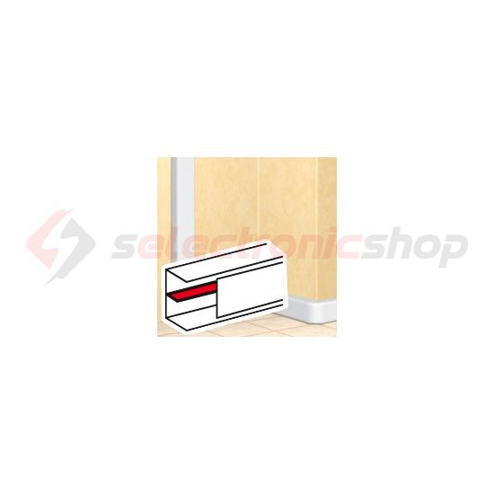 Parapetcsatorna válaszfal 80/150x50-hez 1-es 50mm-mé/csatorna 2000mm műanyag DLP LEGRAND - 010582