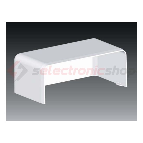 Parapetcsatorna végzáró 100X40-hez szimmetrikus 100mmx 40mm műanyag fényesfehér EKD KOPOS - 8511_HB