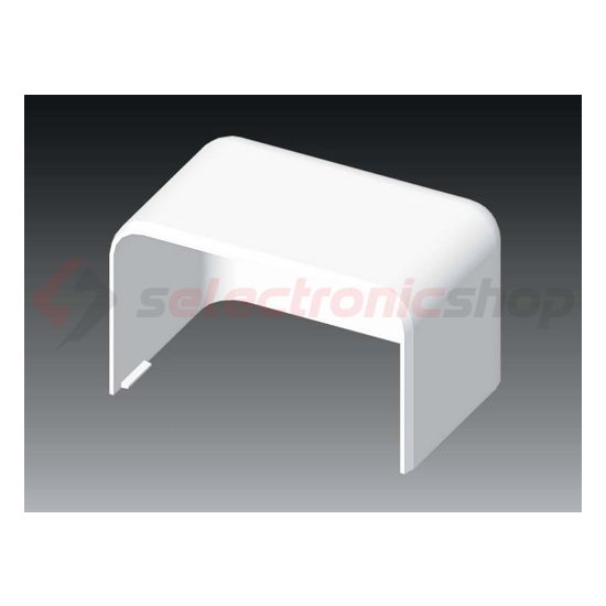 Parapetcsatorna végzáró 100X60-hoz szimmetrikus 100mmx 60mm műanyag fényesfehér EKE KOPOS - 8551_HB