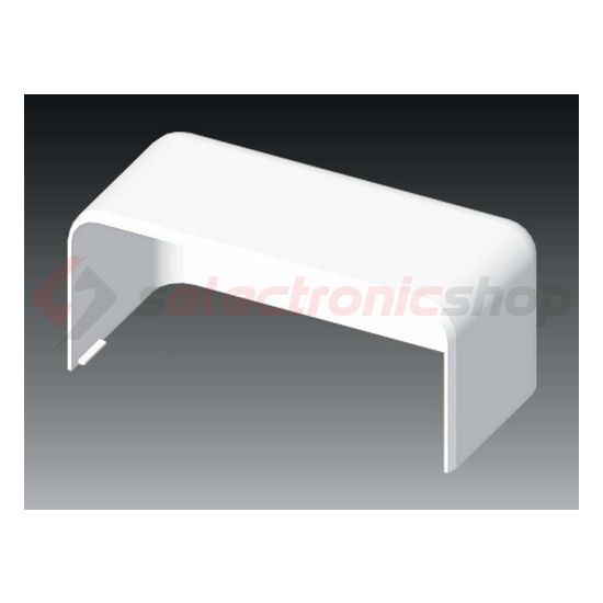 Parapetcsatorna végzáró 140X60-hoz szimmetrikus 140mmx 60mm műanyag fényesfehér EKE KOPOS - 8561_HB