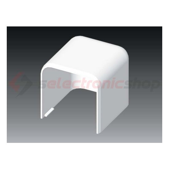Parapetcsatorna végzáró 60X60-hoz szimmetrikus 60mmx 60mm műanyag fényesfehér EKE KOPOS - 8541_HB