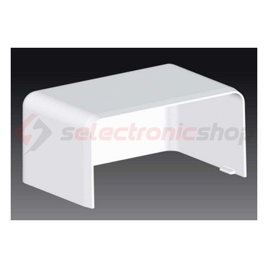 Parapetcsatorna végzáró 80X40-hez szimmetrikus 80mmx 40mm műanyag fényesfehér EKD KOPOS - 8501_HB