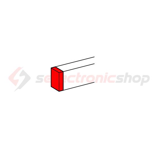 Parapetcsatorna végzáró 80x50/35-csatornához szimmetrikus 80mm x 50mm kezeletlen DLP LEGRAND - 010722